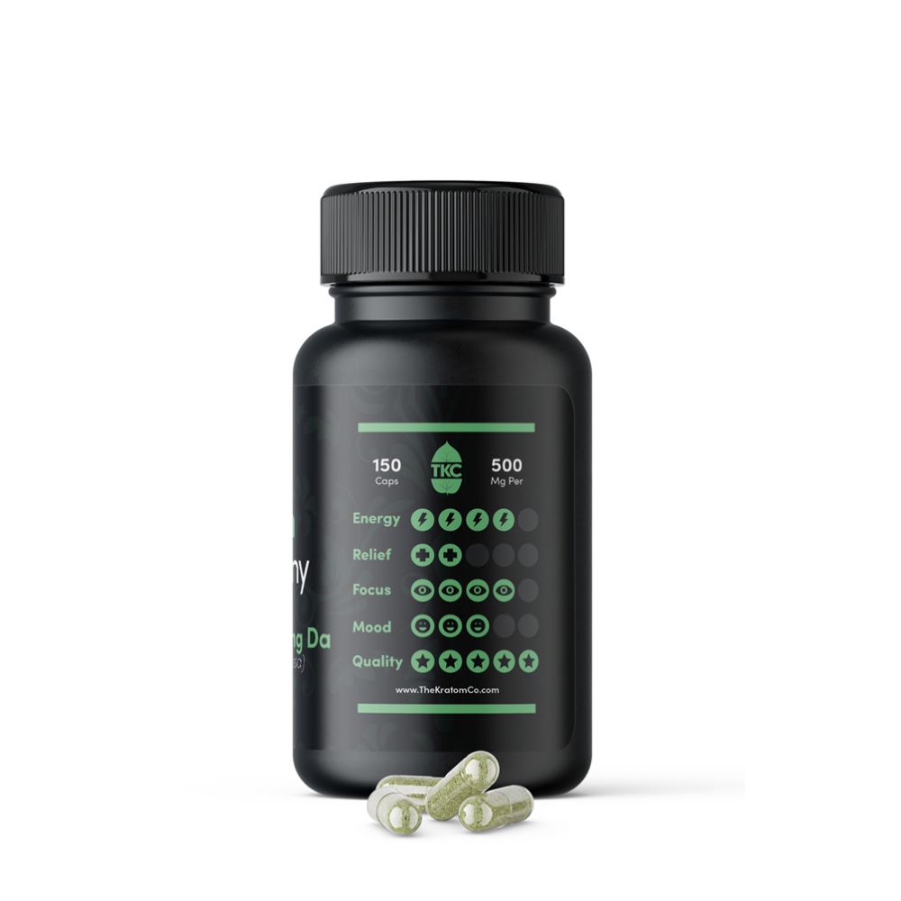 Green Maeng Da Kratom Capsules | Premium Quality by The Kratom Company-Kratom Capsules-No Limit Distro