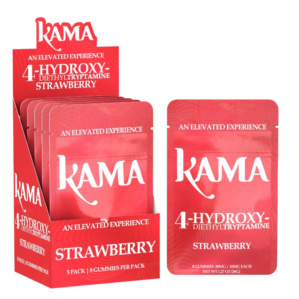 KAMA 4-Hydroxy Gummies 8ct - 80mg-7 Hydroxy Tablets-No Limit Distro