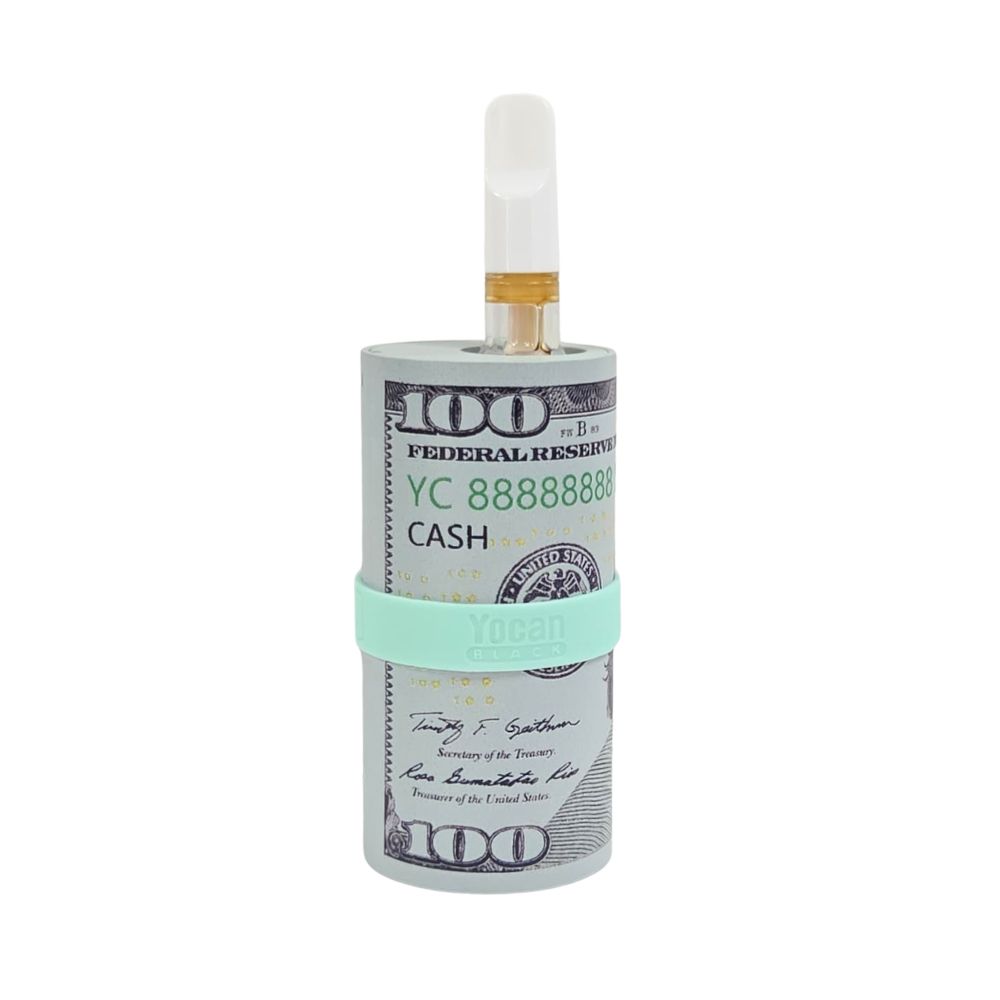 Yocan Black Cash 510 Cart Battery – Money Roll Design-510 BATTERY-No Limit Distro