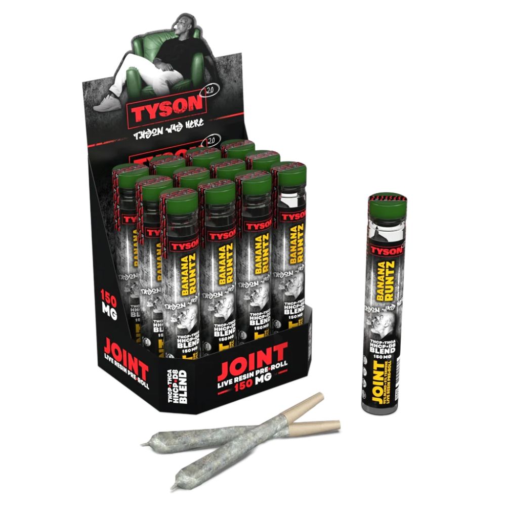 Tyson 2.0 THC Blend Live Resin Joint - 150mg-THC Blend-No Limit Distro