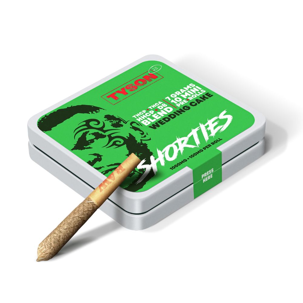 Tyson 2.0 THC Blend 7g PreRoll Shorties – 10 Count-THCA-No Limit Distro