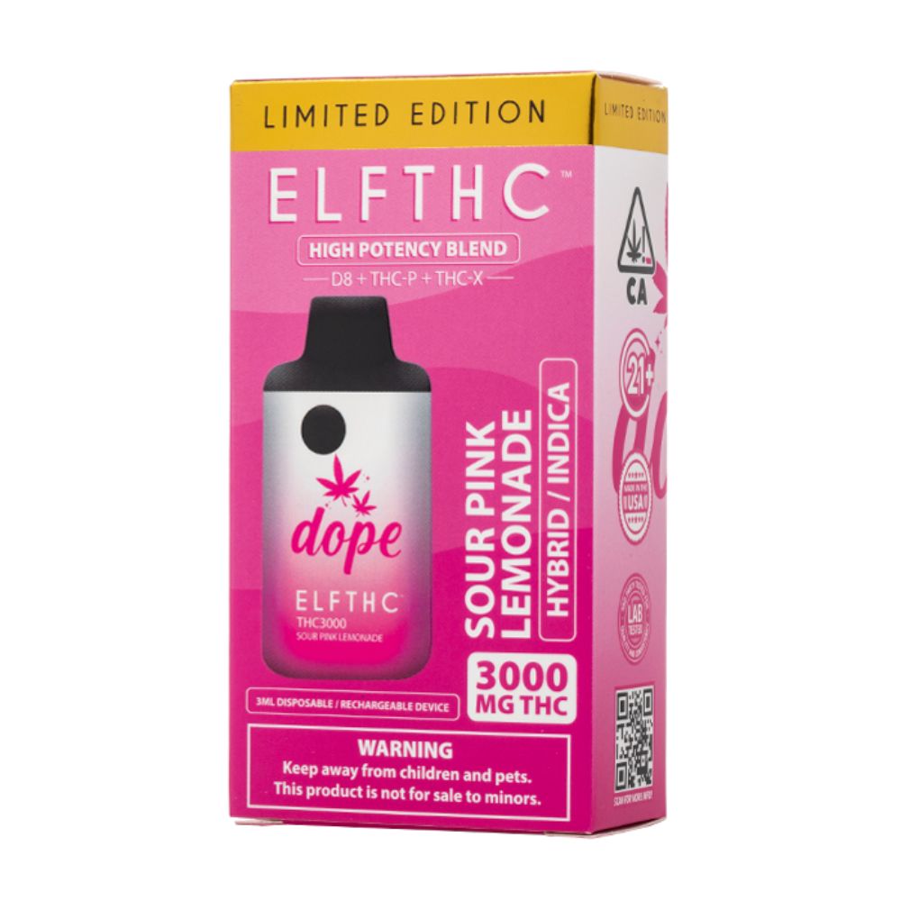 Elf THC Vape 3000mg High Potency Blend-DELTA 8-No Limit Distro