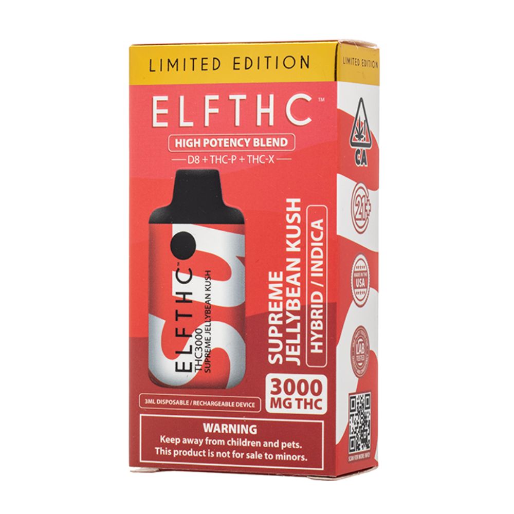 Elf THC Vape 3000mg High Potency Blend-DELTA 8-No Limit Distro