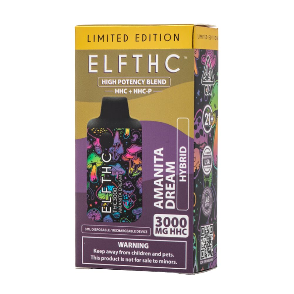 Elf THC Vape 3000mg High Potency Blend-DELTA 8-No Limit Distro