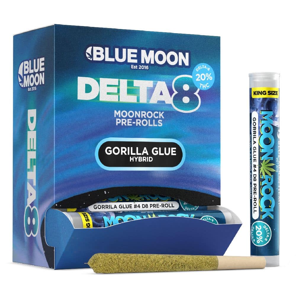 Moon Rock Pre-Roll Delta-8 1.75g by Blue Moon Hemp-DELTA 8-No Limit Distro