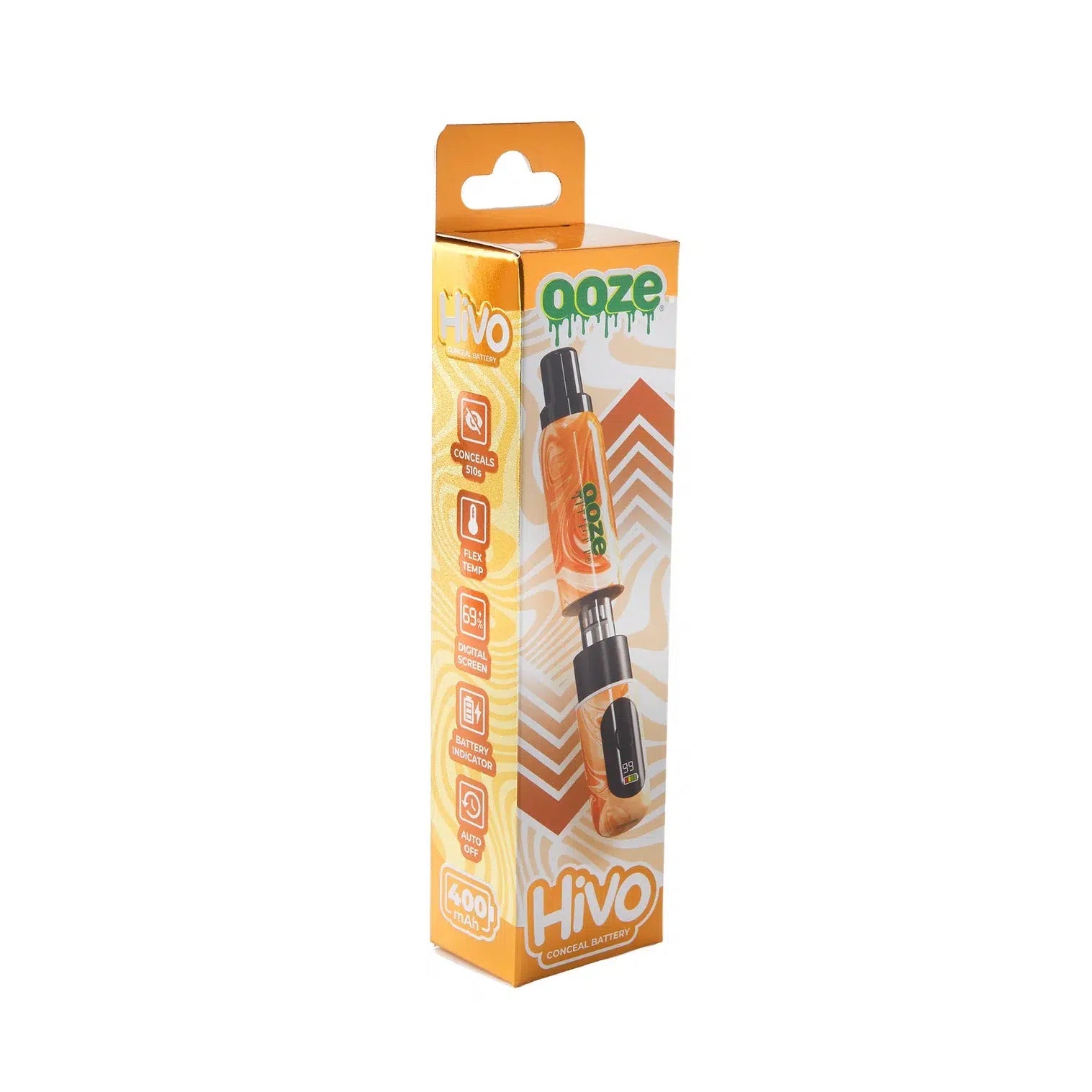 Ooze Hivo 400mAh Conceal 510 Thread Vape Cart Battery-510 BATTERY-No Limit Distro