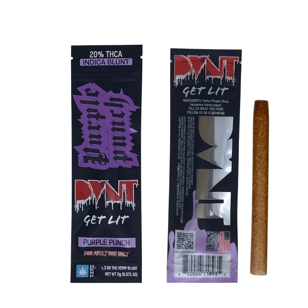 THCA 2G Blunt PreRoll by DVNT-THCA-No Limit Distro