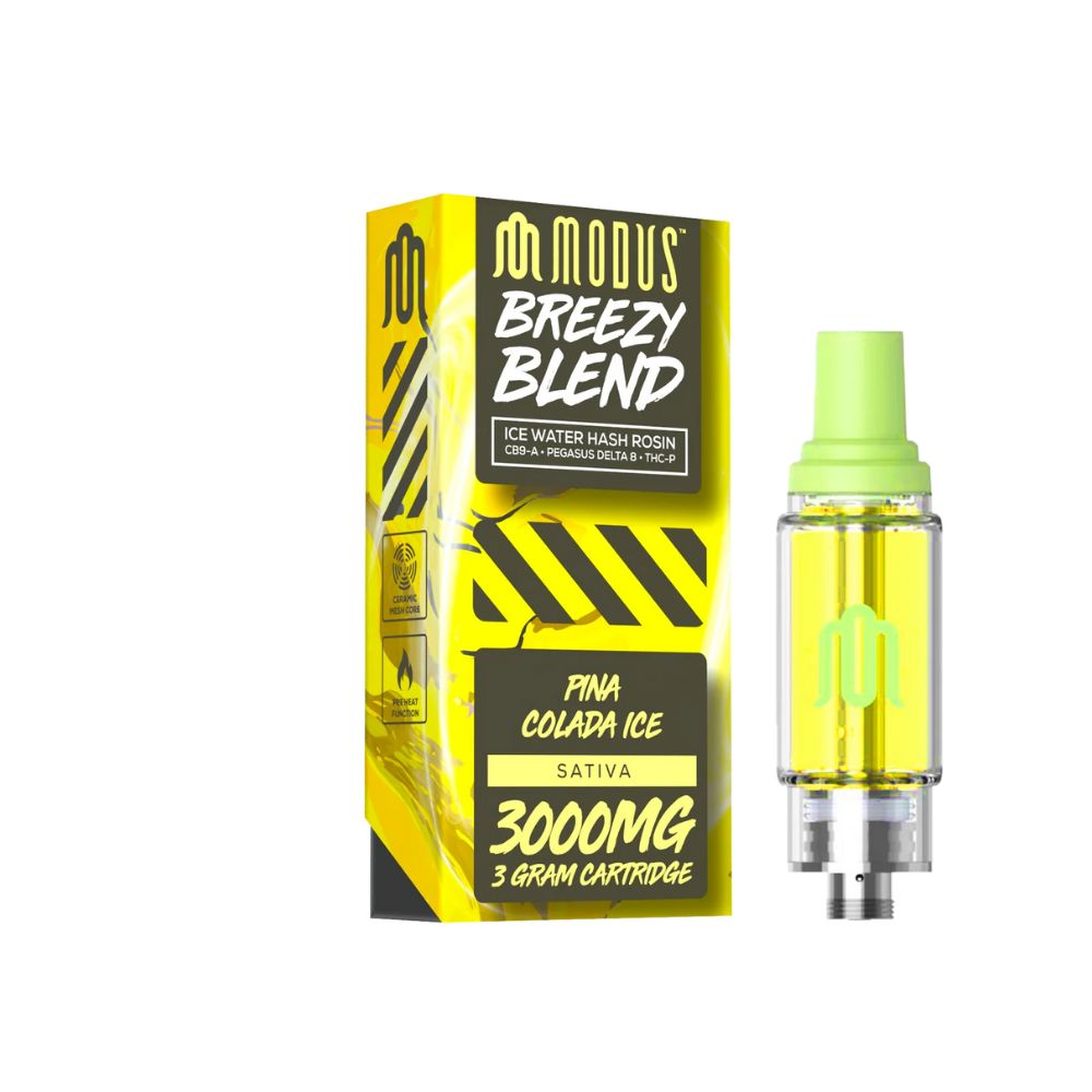 Modus Breezy Blend Cartridge – 3 Grams-THC Blend-No Limit Distro