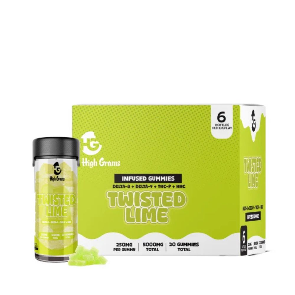 High Grams Edibles D8 + D9 + THCp + HHC - 5000mg-THC Blend-No Limit Distro