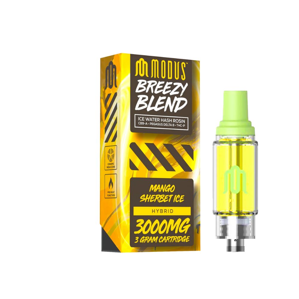 Modus Breezy Blend Cartridge – 3 Grams-THC Blend-No Limit Distro