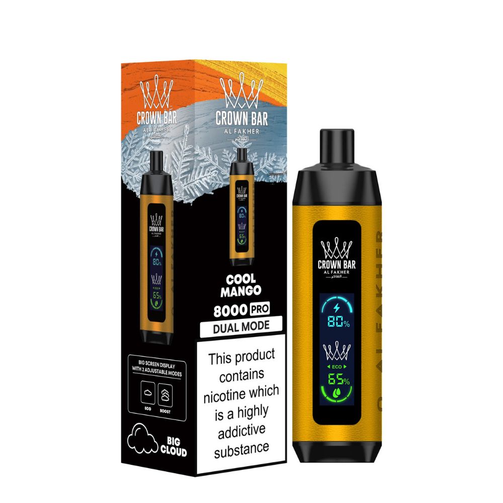 Al Fakher Crown Bar 8000 Pro-DISPOSABLES-No Limit Distro