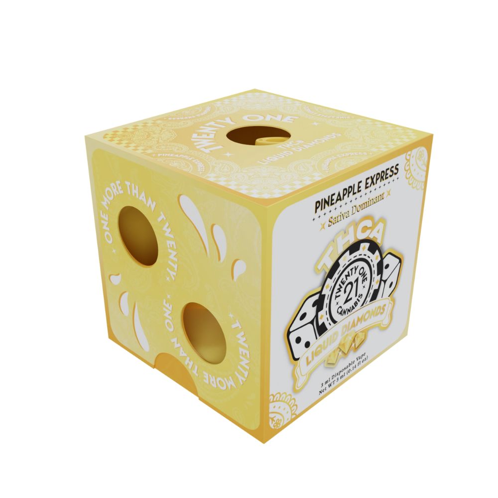 Twenty One THCA Liquid Diamonds Disposable 3g-THCA-No Limit Distro