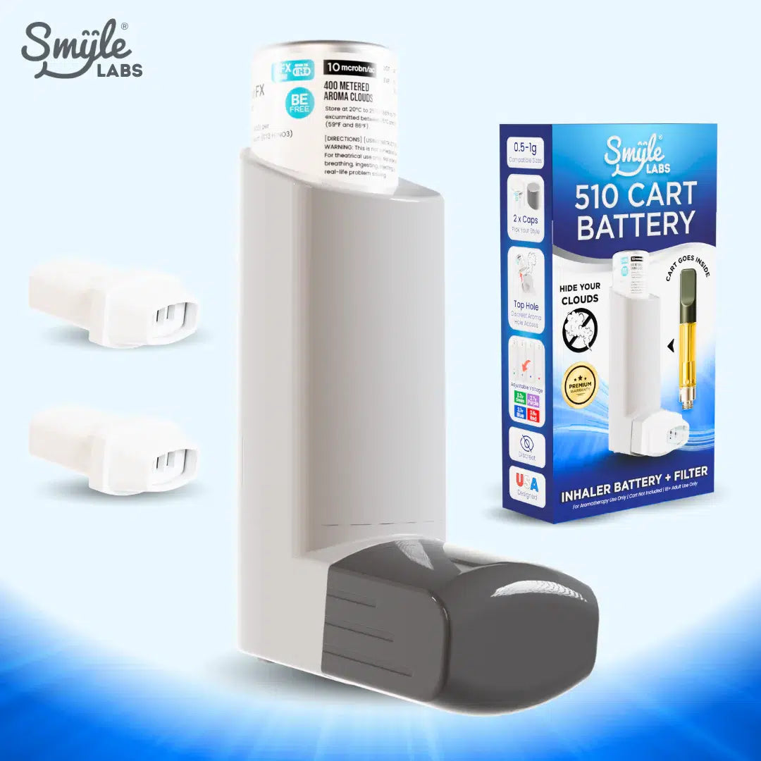 Smyle Labs Inhaler 510 Cart Battery + Cloud Filters-510 BATTERY-No Limit Distro