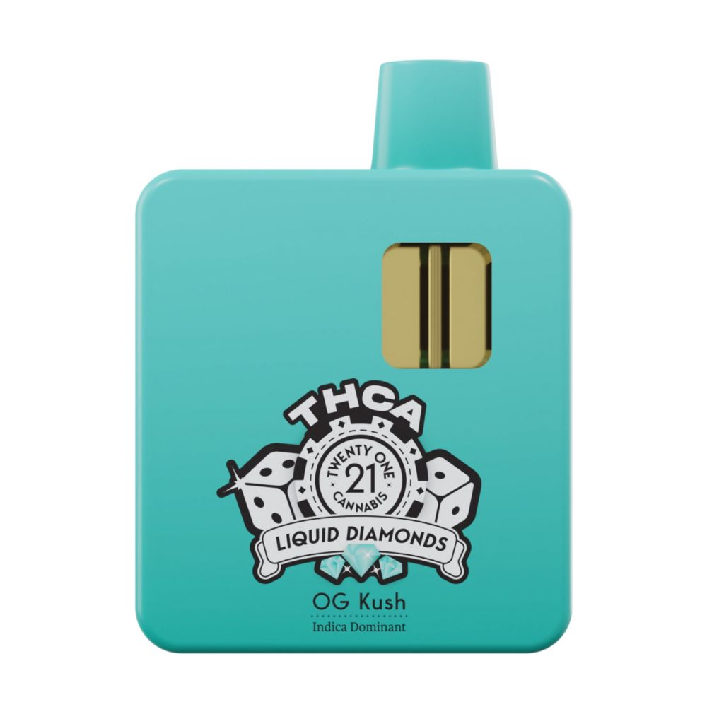 Twenty One THCA Liquid Diamonds Disposable 3g-THCA-No Limit Distro