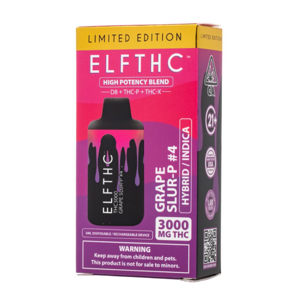 Elf THC Vape 3000mg High Potency Blend-DELTA 8-No Limit Distro