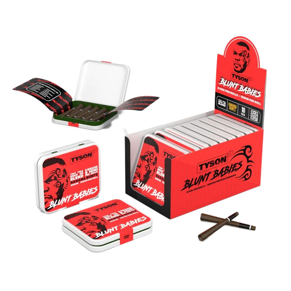 Tyson 2.0 THC Blend 5g Blunt Babies - 8 Count-THCA-No Limit Distro
