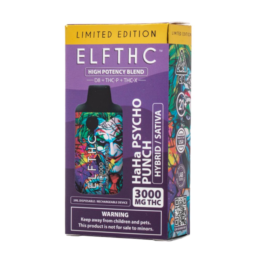 Elf THC Vape 3000mg High Potency Blend-DELTA 8-No Limit Distro