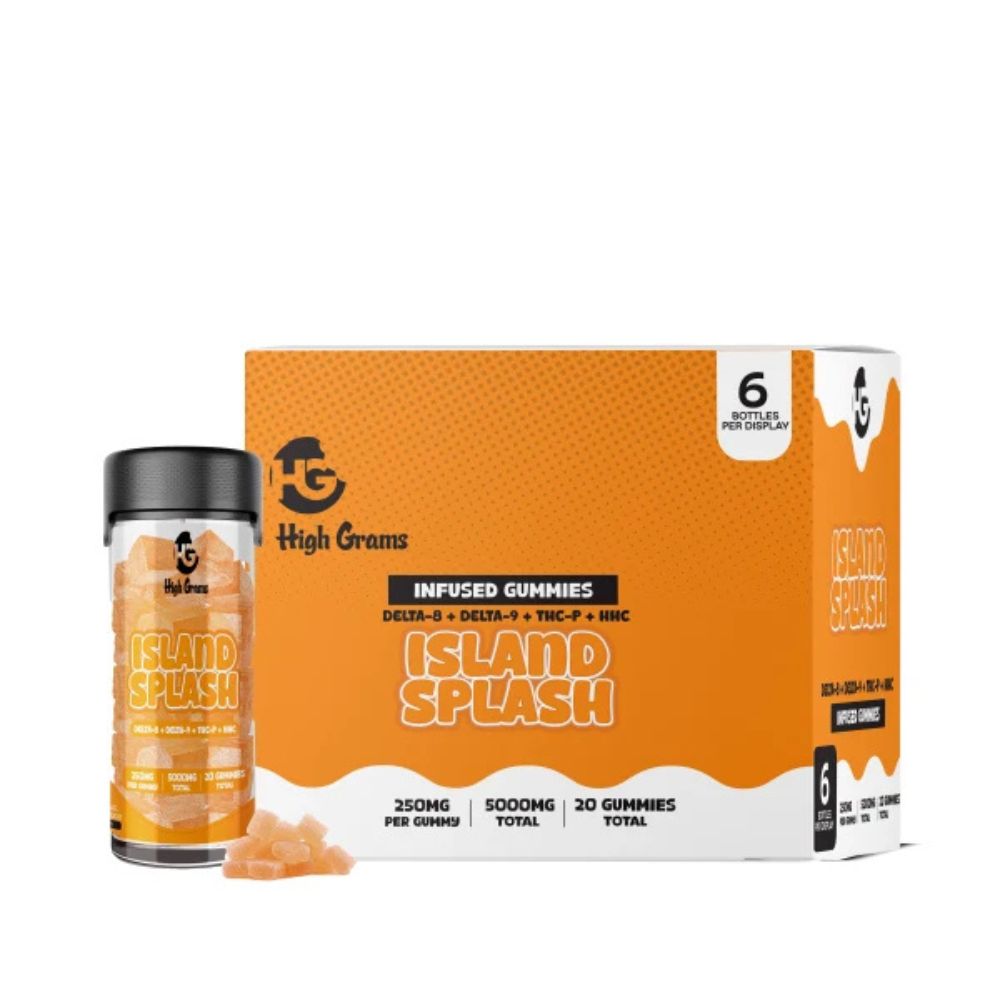 High Grams Edibles D8 + D9 + THCp + HHC - 5000mg-THC Blend-No Limit Distro