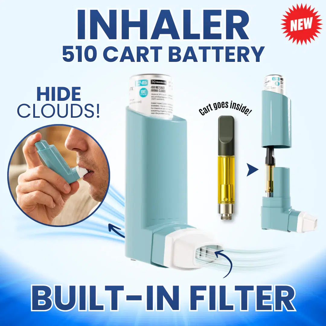 Smyle Labs Inhaler 510 Cart Battery + Cloud Filters-510 BATTERY-No Limit Distro