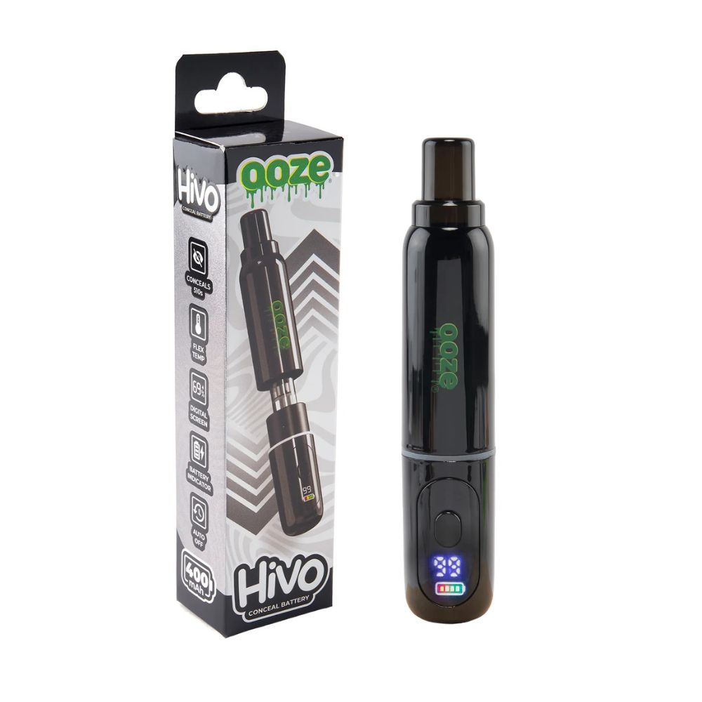 Ooze Hivo 400mAh Conceal 510 Thread Vape Cart Battery-510 BATTERY-No Limit Distro