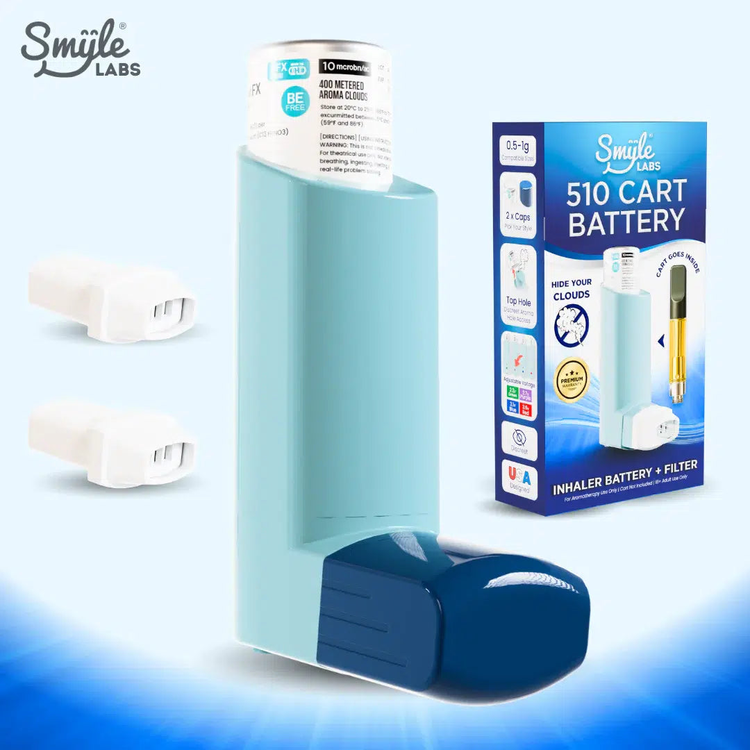 Smyle Labs Inhaler 510 Cart Battery + Cloud Filters-510 BATTERY-No Limit Distro