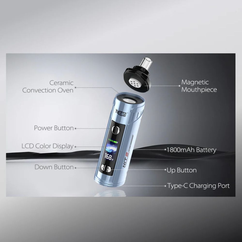 Yocan Hit 2 Dry Herb Vaporizer-DRY HERB VAPES-No Limit Distro