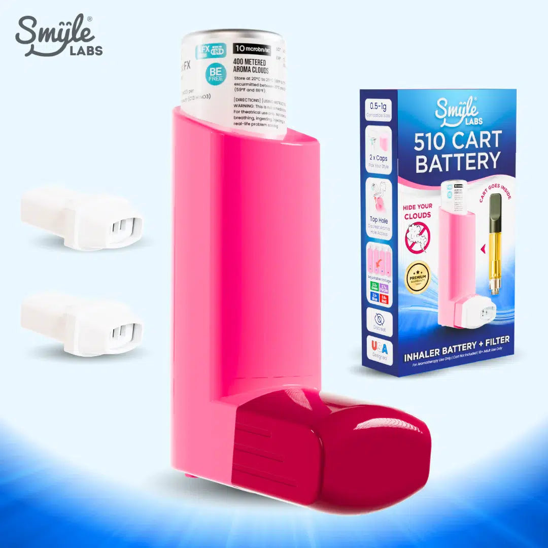 Smyle Labs Inhaler 510 Cart Battery + Cloud Filters-510 BATTERY-No Limit Distro
