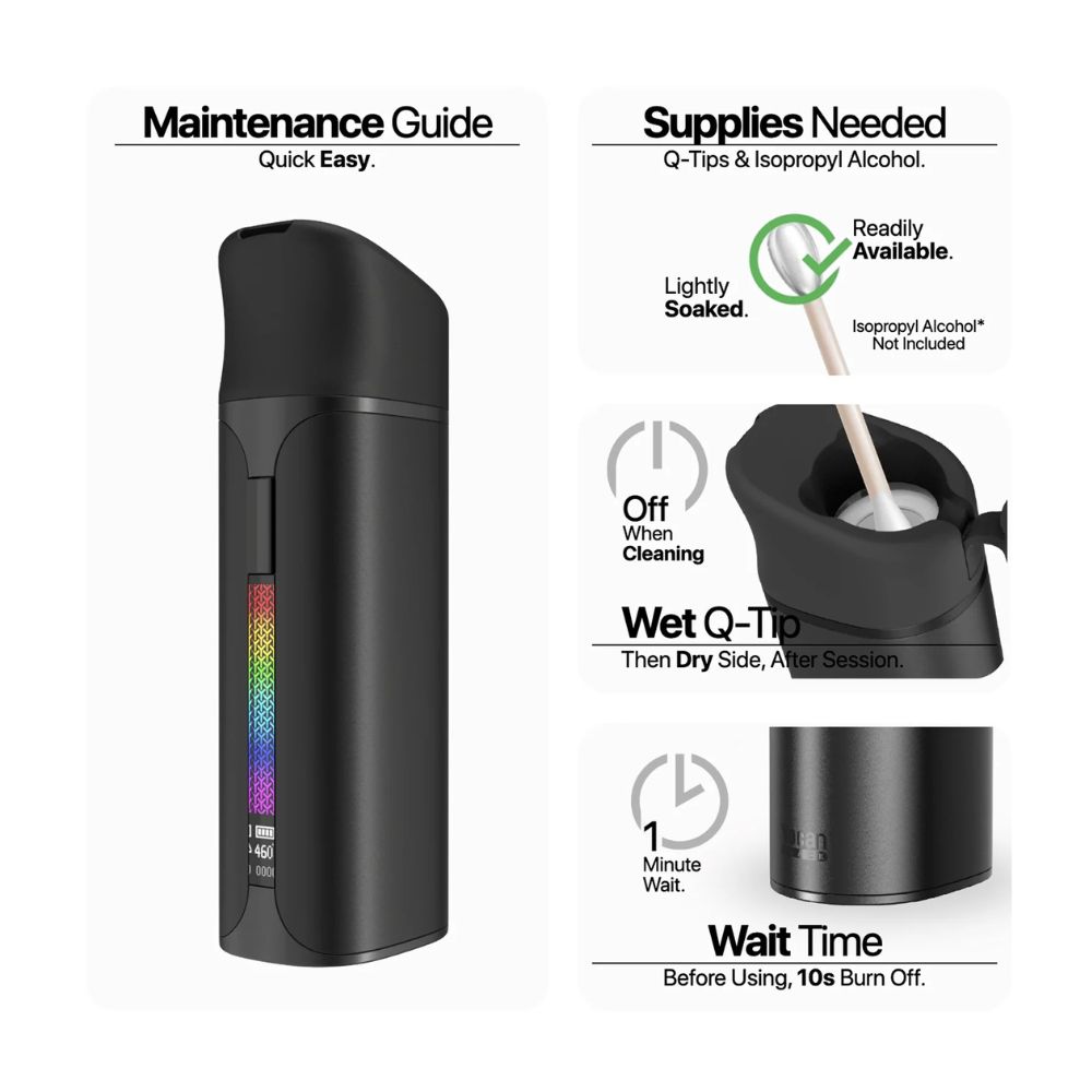 Yocan Black Pocket Concentrate Vaporizer-WAX PENS / DAB PENS-No Limit Distro