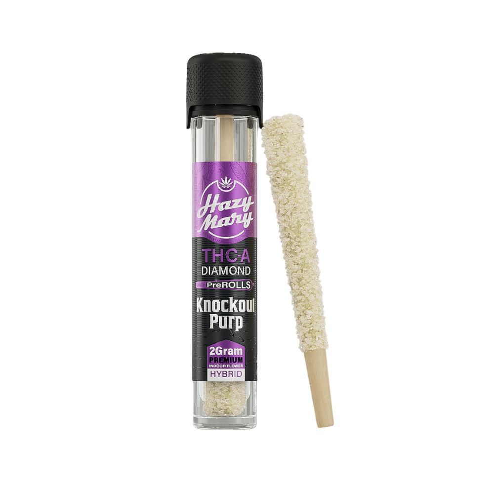 HAZY MARY 2G THC-A Diamond Coated Pre-Rolls-THCA-No Limit Distro