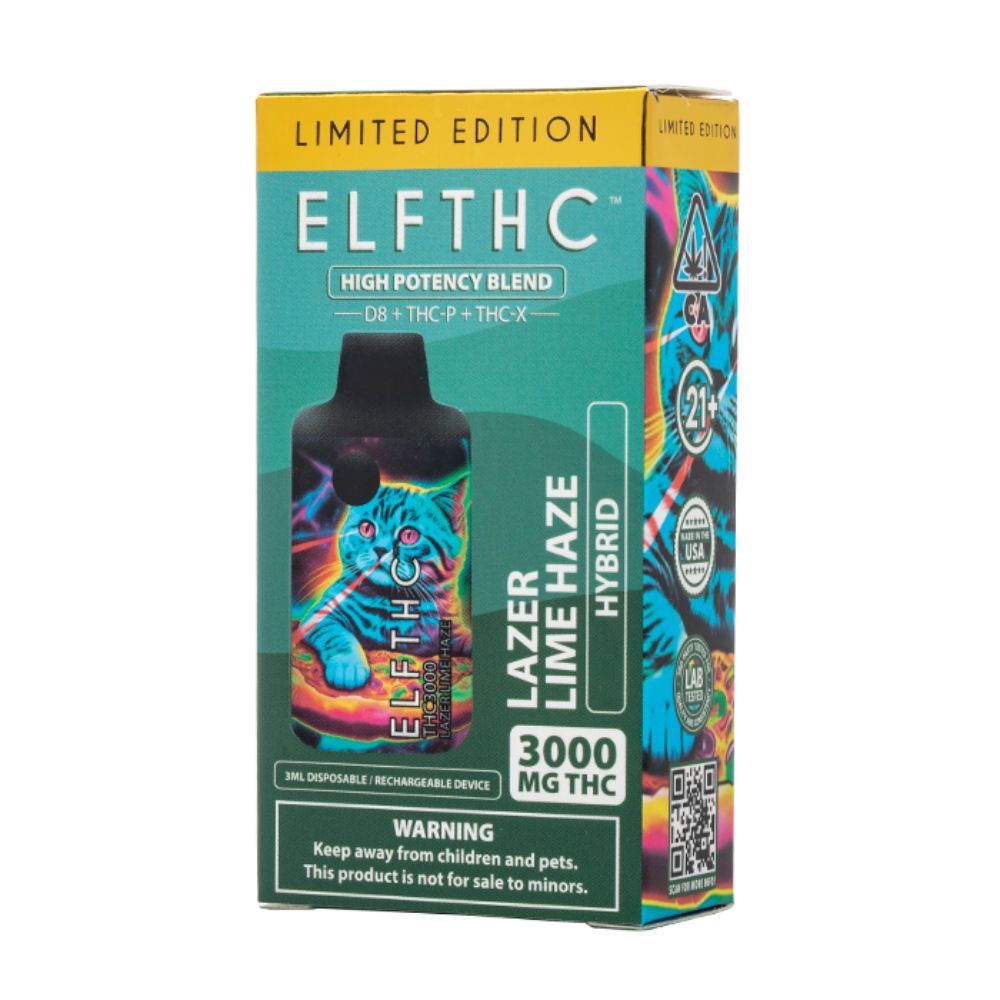 Elf THC Vape 3000mg High Potency Blend-DELTA 8-No Limit Distro