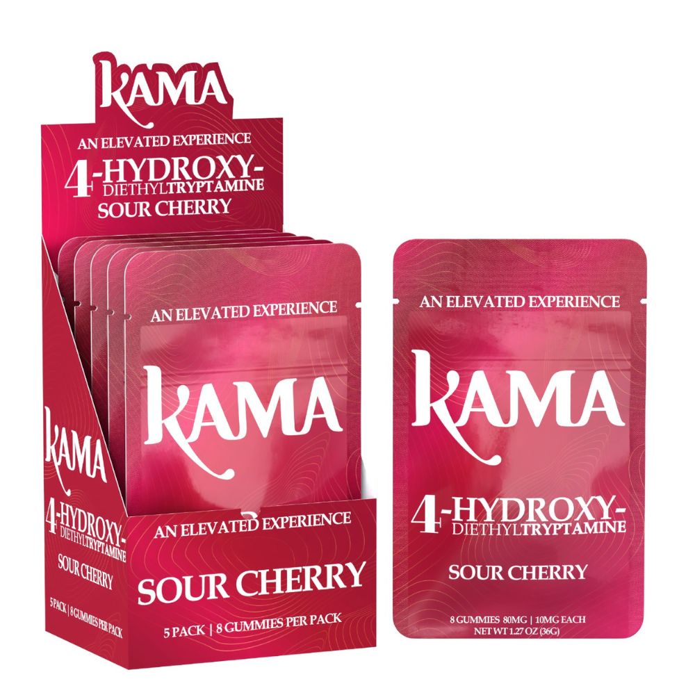 KAMA 4-Hydroxy Gummies 8ct - 80mg-7 Hydroxy Tablets-No Limit Distro