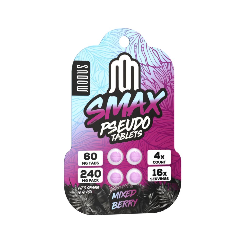 Modus Smax Pseudo Tablets 4ct - 240mg-7 Hydroxy Tablets-No Limit Distro