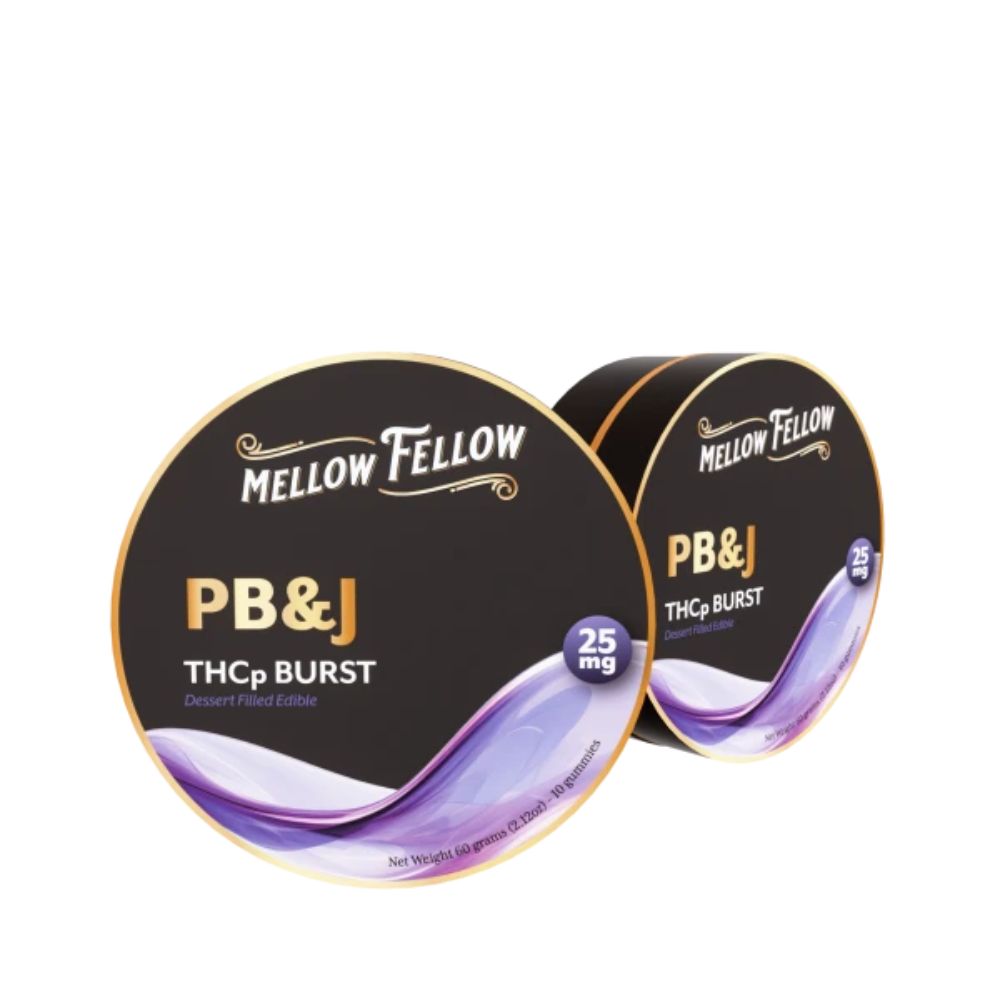 Mellow Fellow THCp Bursts 25mg - Super Potent Gummies-THC Blend-No Limit Distro