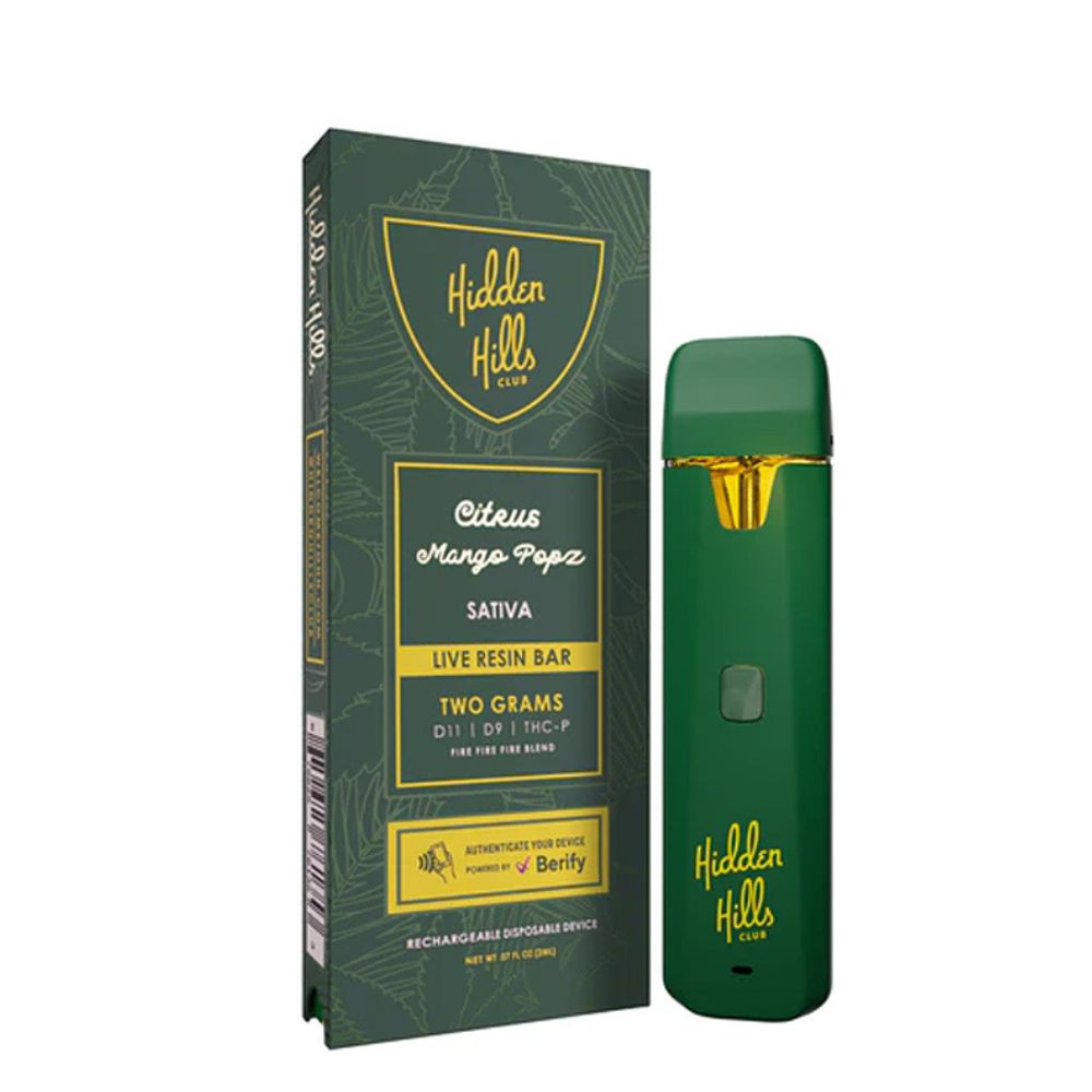 Hidden Hills Triple Fire 2G THC Disposable Vape-THCP-No Limit Distro
