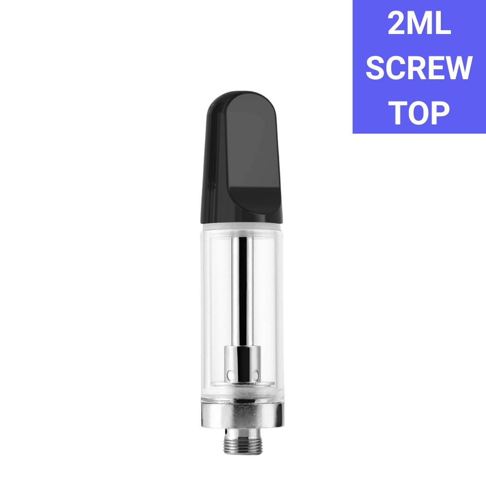 Reusable Empty 510 Vape Cart 2G Ceramic - Black Tip - 10 Pack-CARTRIDGES-No Limit Distro