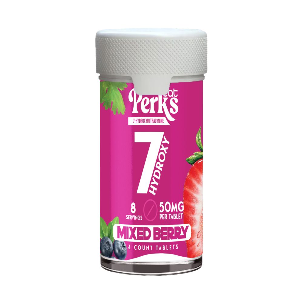 Eat Perks 7-Hydroxy 4ct Tablets - 200mg-7 Hydroxy Tablets-No Limit Distro