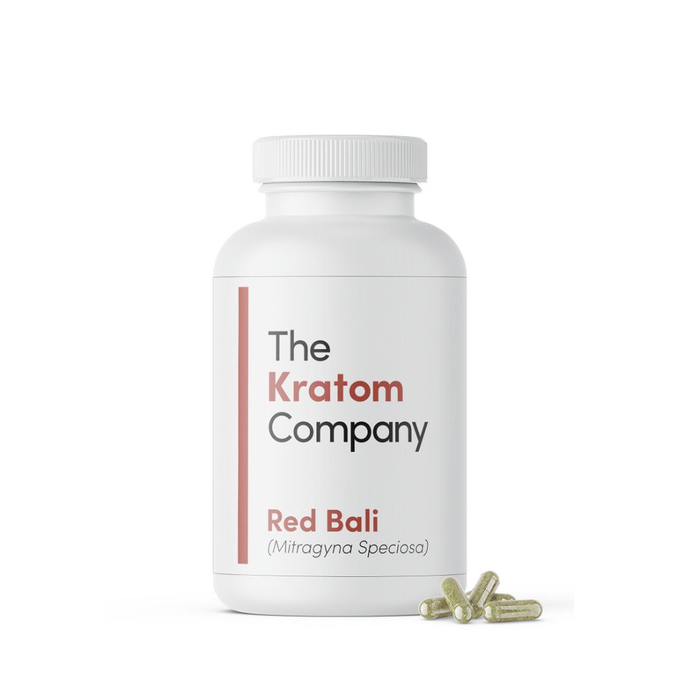 Red Vein Bali Kratom Capsules | Premium Quality by The Kratom Company-Kratom Capsules-No Limit Distro