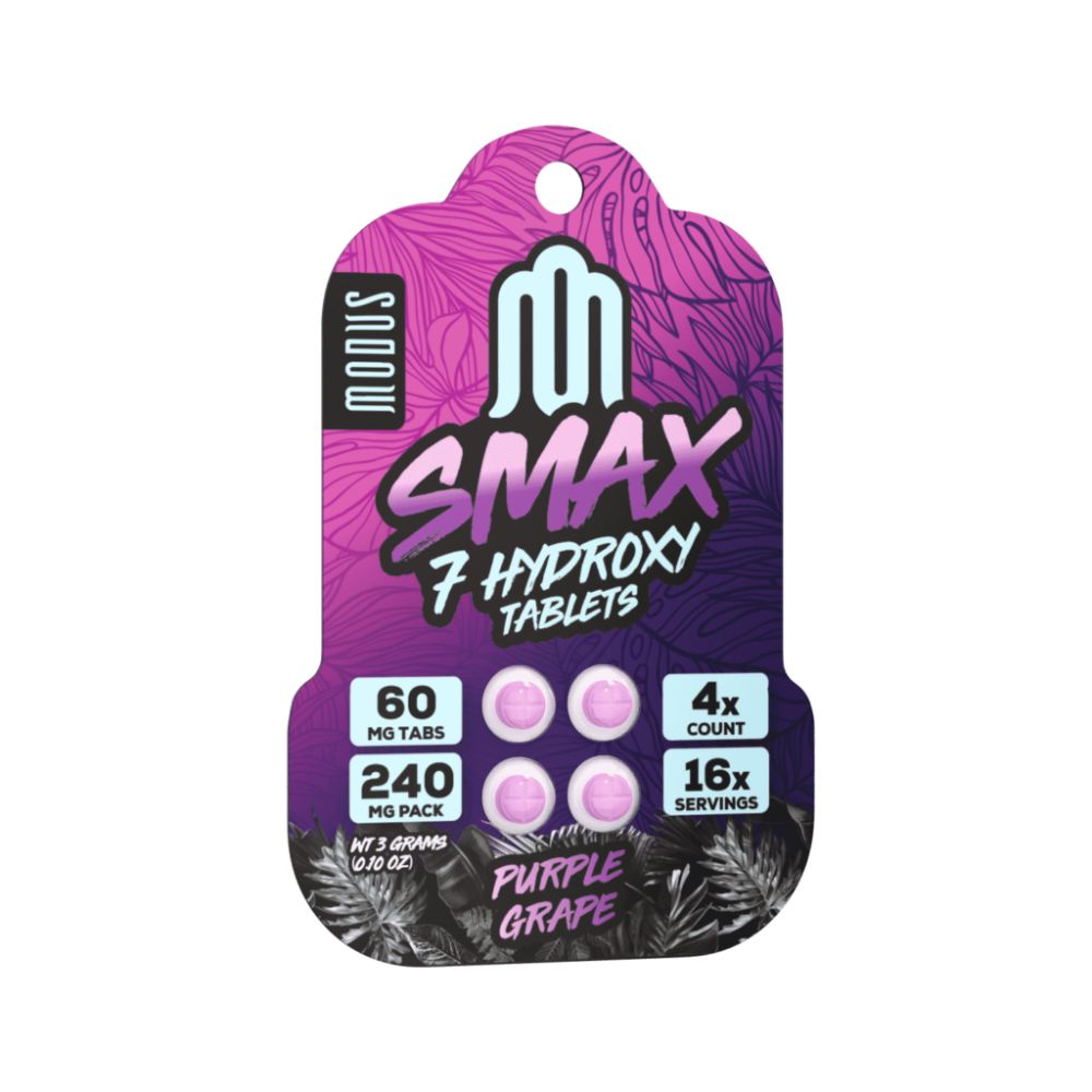 Modus Smax 7-Hydroxy 4ct – 240mg-7 Hydroxy Tablets-No Limit Distro