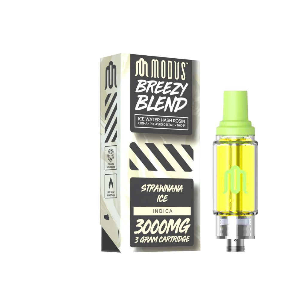 Modus Breezy Blend Cartridge – 3 Grams-THC Blend-No Limit Distro