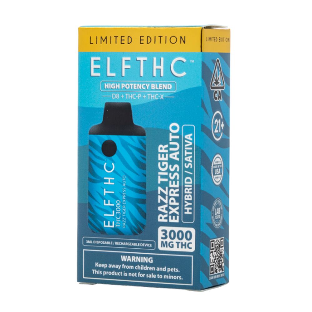 Elf THC Vape 3000mg High Potency Blend-DELTA 8-No Limit Distro