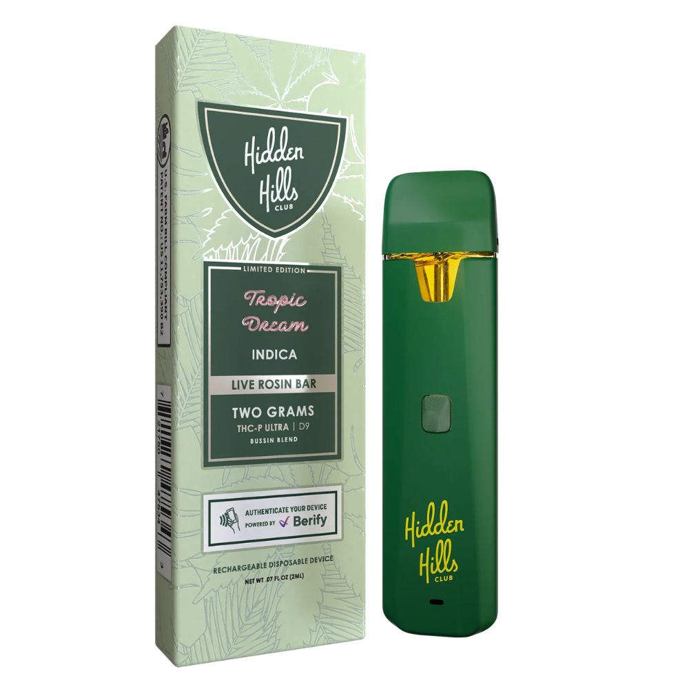 Hidden Hills Bussin Blend Live Rosin THC-P Ultra | D9 Disposable – 2g-THCP-No Limit Distro