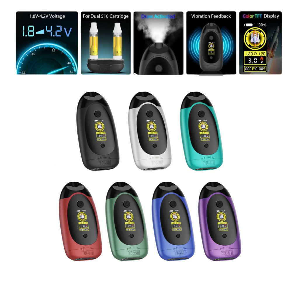 Yocan Dubb Dual 510 Cart Battery-510 BATTERY-No Limit Distro