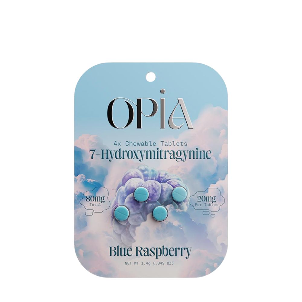 OPiA 7-Hydroxymitragynine Chewable Tablets 4ct - 80mg-7 Hydroxy Tablets-No Limit Distro