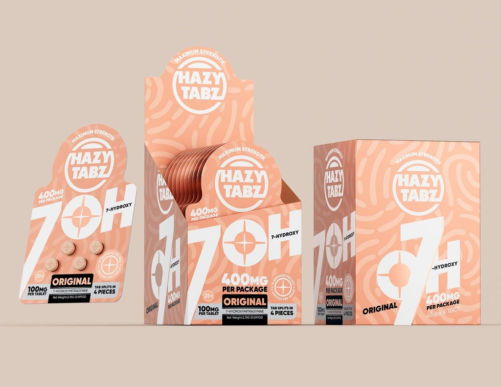 HazyTabz 7-Hydroxy 4ct Tablets - 400mg-7 Hydroxy Tablets-No Limit Distro