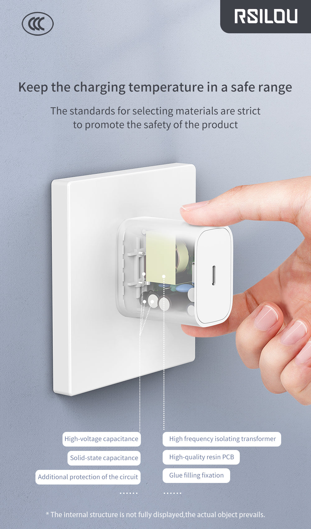 USB-C Wall Charger Block-PHONE ACCESSORIES-No Limit Distro