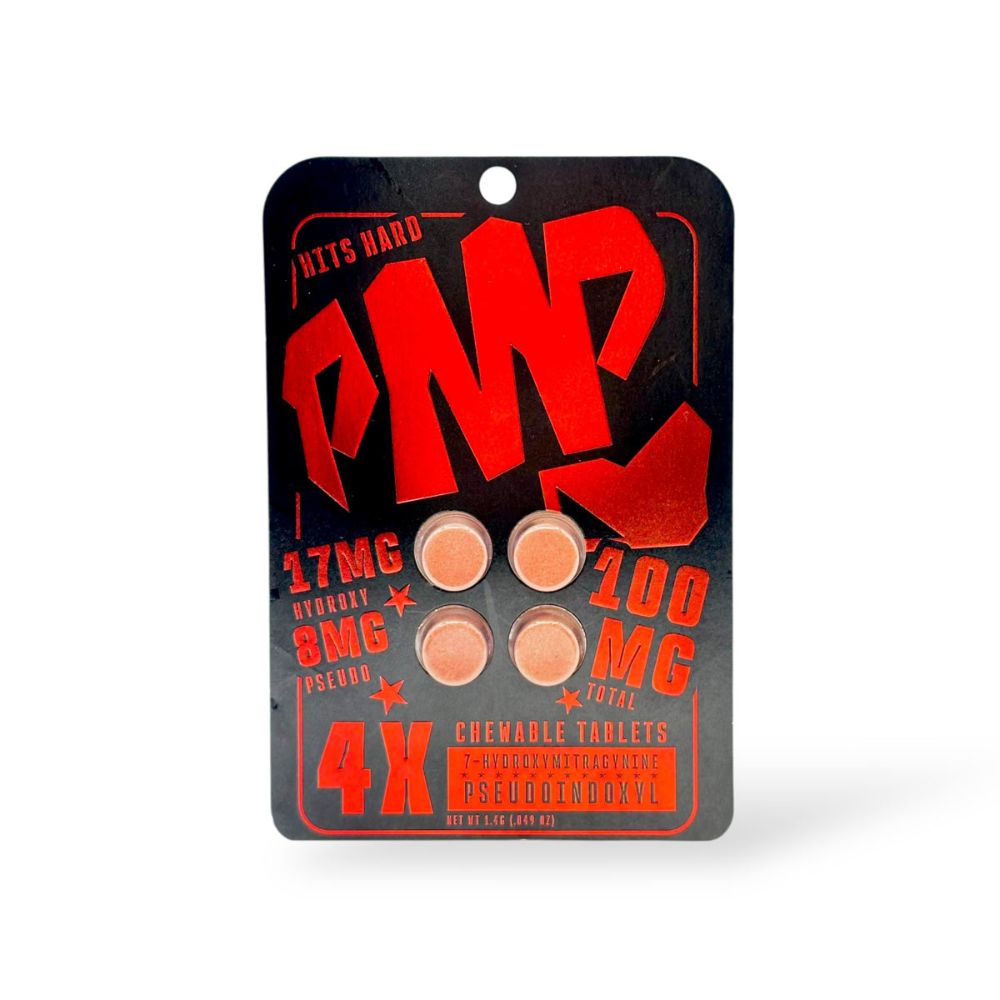 PMP 7-Hydroxy + Pseudo Tablets - 100MG (4ct)-7 Hydroxy Tablets-No Limit Distro