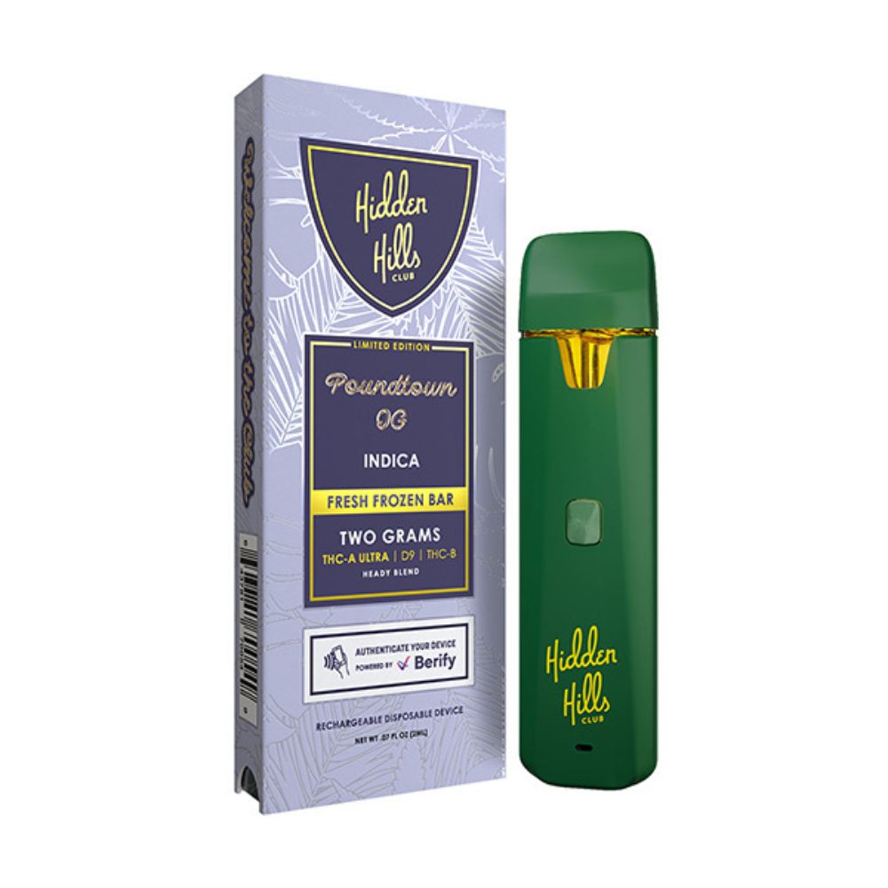 Hidden Hills Fresh Frozen 2G THC Disposable-THC Blend-No Limit Distro
