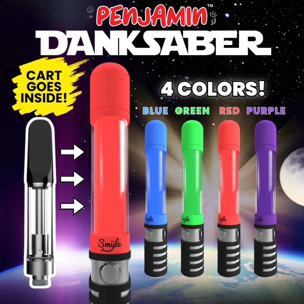 Smyle Labs Danksaber 510 Battery – LED Lightsaber Cart Vape-510 BATTERY-No Limit Distro