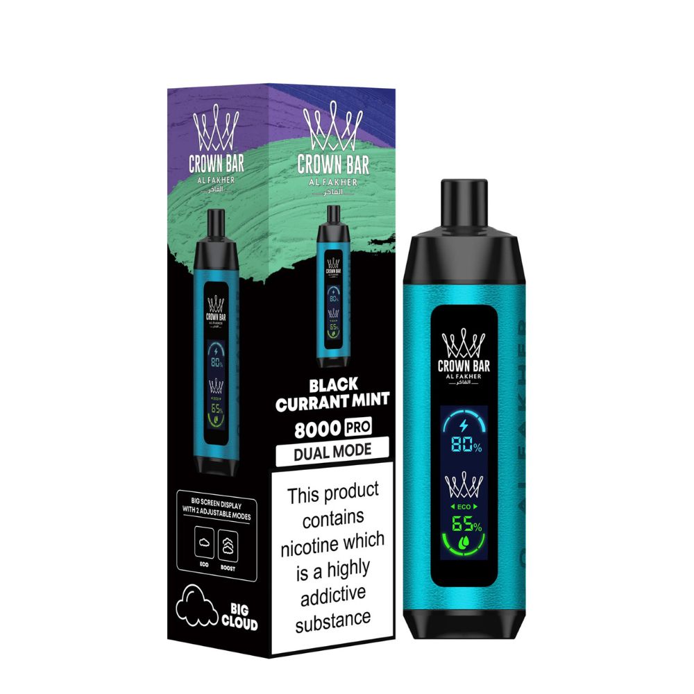 Al Fakher Crown Bar 8000 Pro-DISPOSABLES-No Limit Distro