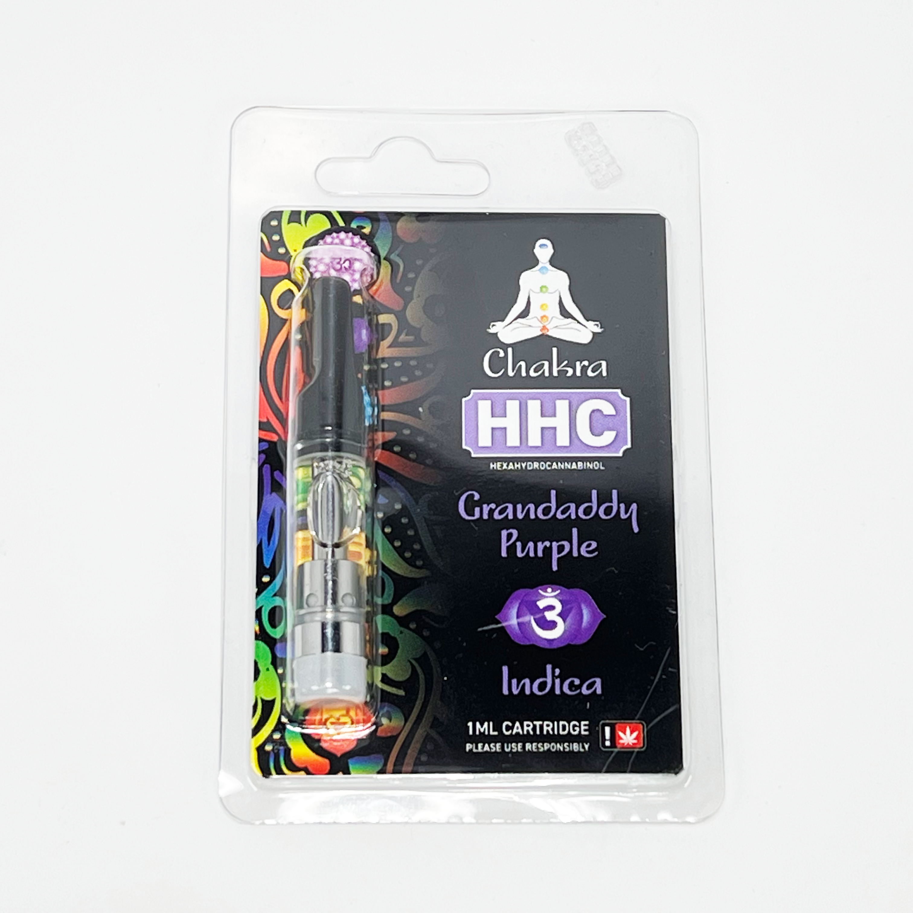 Chakra HHC Vape Cartridge 1000mg-HHC-No Limit Distro